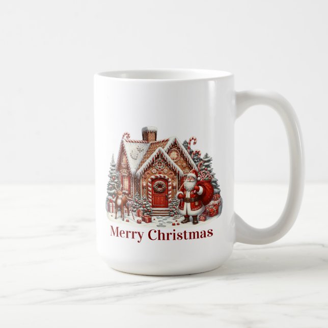 Frohe Weihnachts-Tasse Kaffeetasse (Rechts)