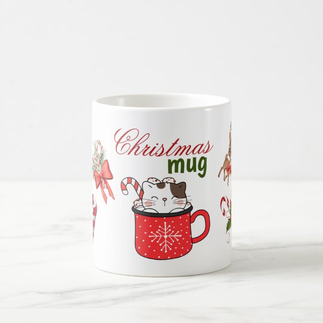 Frohe Weihnachts-Tasse Kaffeetasse (Mittel)