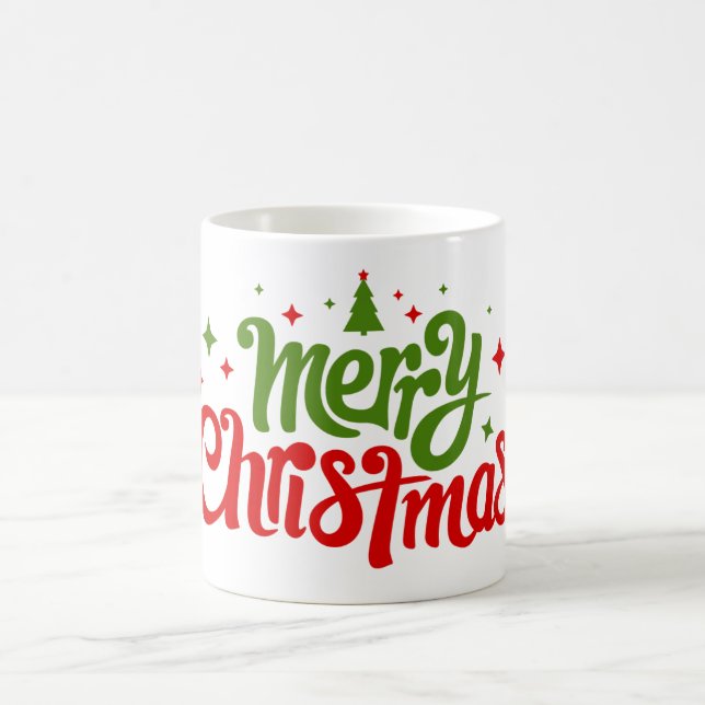 Frohe Weihnachts-Tasse Kaffeetasse (Mittel)