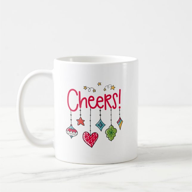 Frohe Weihnachts-Tasse Kaffeetasse (Links)