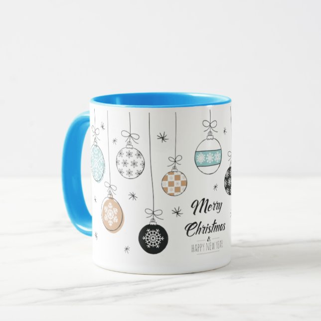 Frohe Weihnachts-Tasse Tasse (Vorderseite Links)