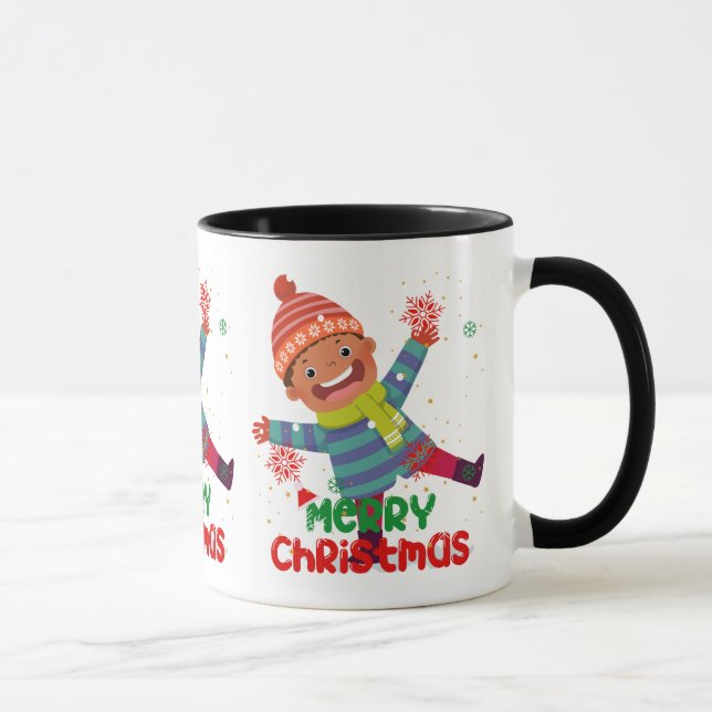 Frohe Weihnachts-Tasse Tasse (Rechts)