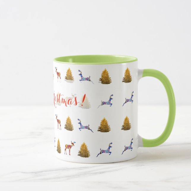 Frohe Weihnachts-Tasse Tasse (Rechts)