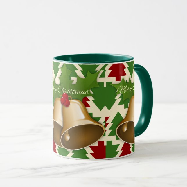Frohe Weihnachts-Tasse Tasse (VorderseiteRechts)