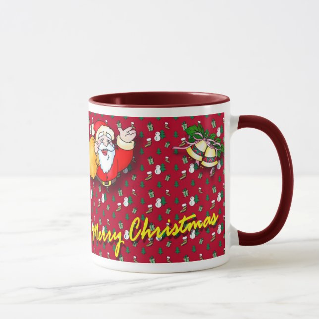 Frohe Weihnachts-Tasse Tasse (Rechts)