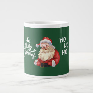 Frohe Weihnachts-Tasse, Weihnachtsmann Jumbo-Tasse