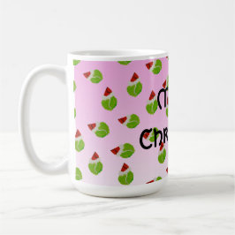 Frohe Weihnachts-Tennisbälle mit Weihnachtsmannmüt Kaffeetasse