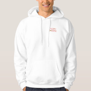 Frohe Weihnachts-Text-Muster Design: Festive Kunst Hoodie