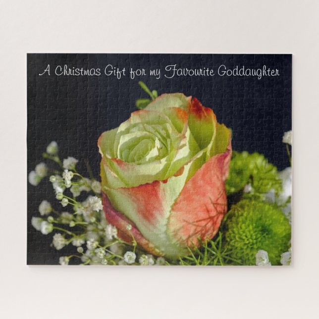 Frohe Weihnachts-Tochter. Puzzle (Horizontal)