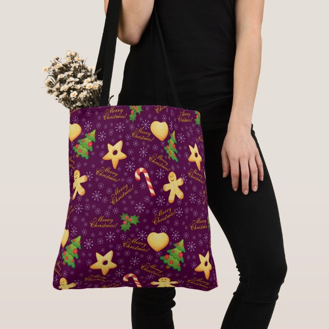 Frohe Weihnachts-Tote-Tasche (Von Nahem)