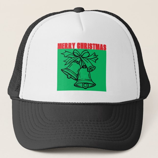Frohe Weihnachts Trucker Hat Truckerkappe (Vorderseite)