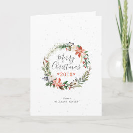 Frohe Weihnachts-Typografie & Weihnachtsfeier Feiertagskarte