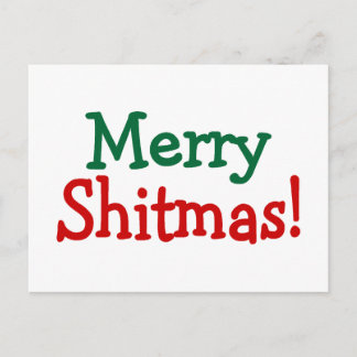 Frohe Weihnachts-Weihnachten Feiertagspostkarte