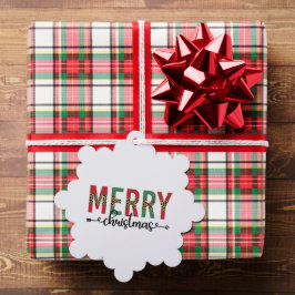 Frohe Weihnachts-Weihnachtsfeier Ornament Karte