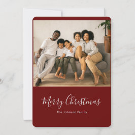 Frohe Weihnachts Weihnachtskarte Feiertagskarte