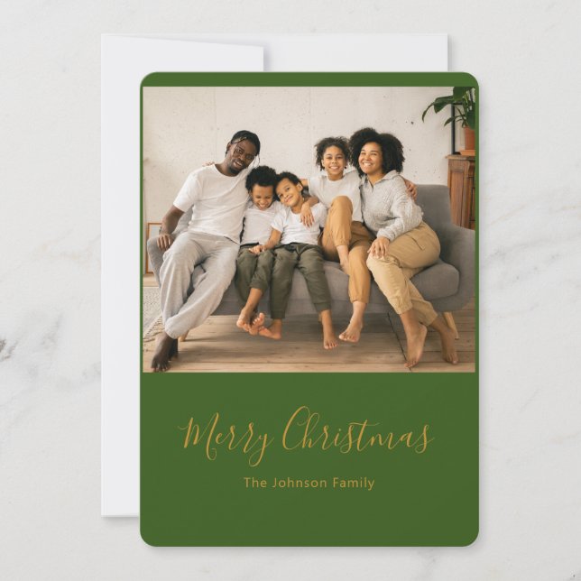 Frohe Weihnachts Weihnachtskarte Feiertagskarte (Vorderseite)