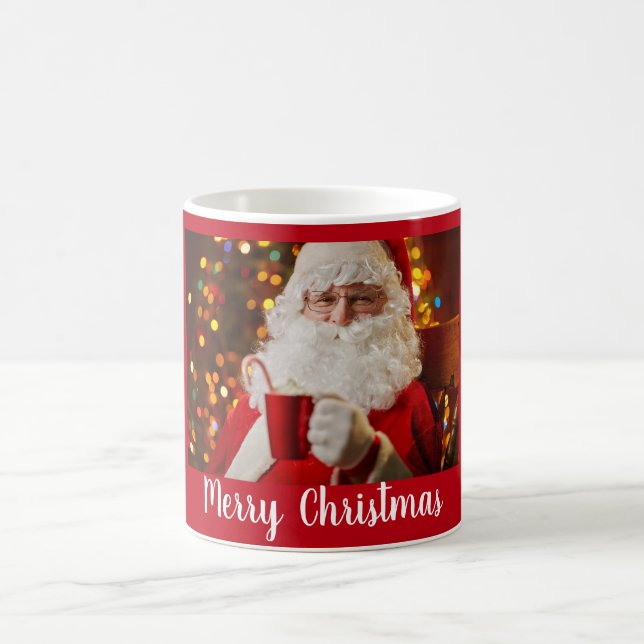Frohe Weihnachts-Weihnachtsmann-Tasse Tasse (Mittel)