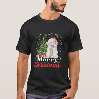 Frohe Weihnachts-Weihnachtsmannmütze Hund Weihnach T-Shirt