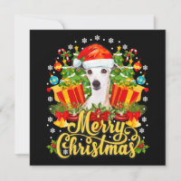 Frohe Weihnachts-Whippet-Mama Vater Xmas