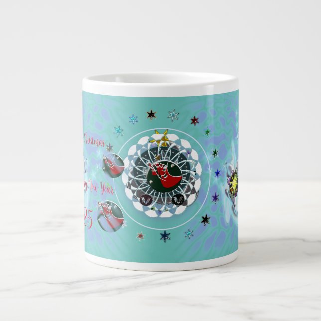 Frohe Weihnachts Wind Specialty Tasse (Vorderseite)