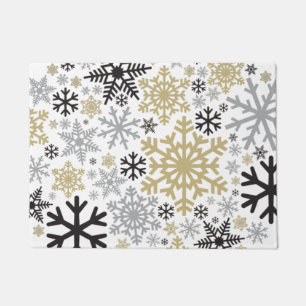 Frohe Weihnachts Winter Snowflake Muster Fußmatte