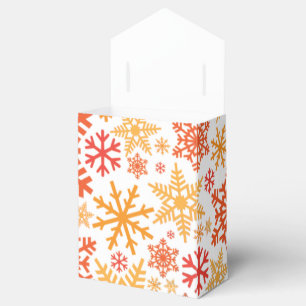 Frohe Weihnachts Winter Snowflake Muster Geschenkschachtel