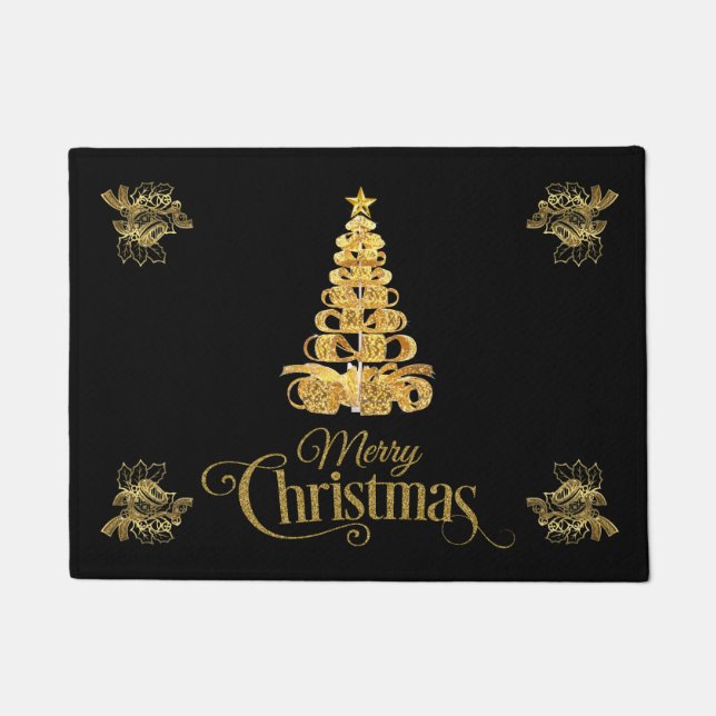 Frohe Weihnachts-Wohngestaltung Fußmatte (Vorderseite)