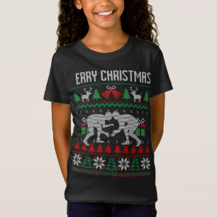 Frohe Weihnachts-Wrestling Wrestler Weihnachten We T-Shirt