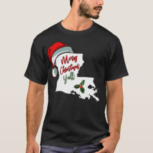 Frohe Weihnachts Yall Southern Louisiana Weihnacht T-Shirt