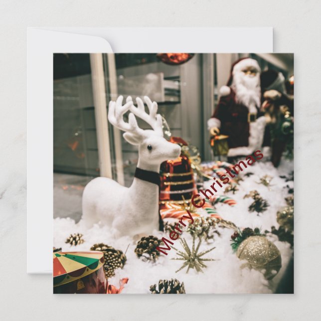 Frohe Weihnachtsanfertigung Einladung (Vorderseite)