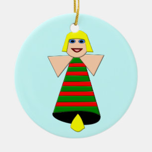 Frohe Weihnachtsangel Custom Tree Ornament