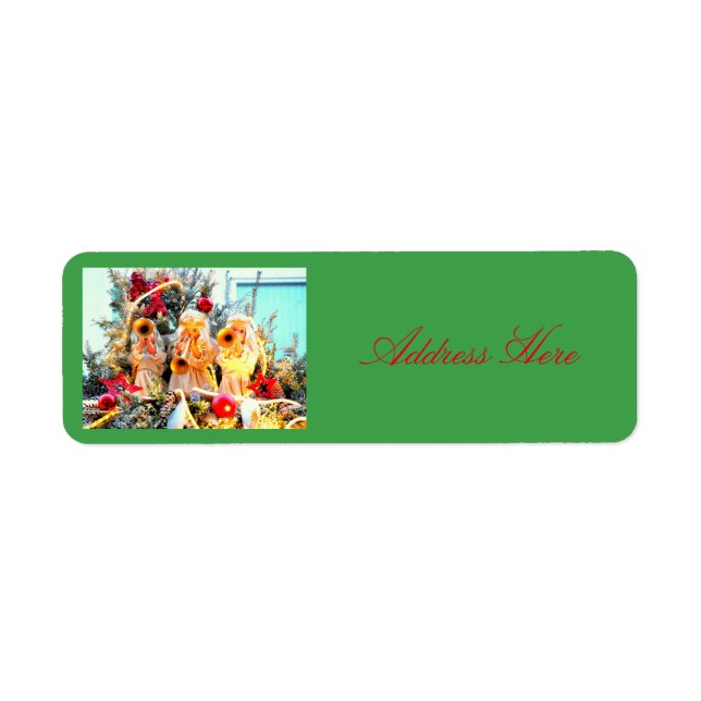 Frohe Weihnachtsangels trompelnd (Vorne)