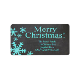 Frohe Weihnachtsanschrift Adressaufkleber