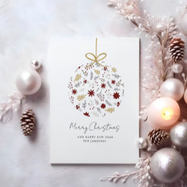 Frohe Weihnachtsausstellung Weihnachtskarte Feiertagskarte