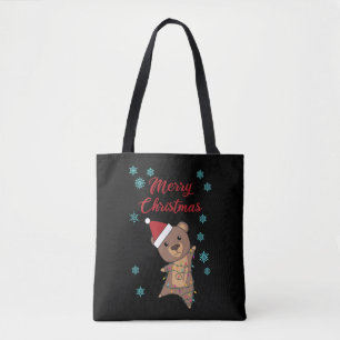 Frohe Weihnachtsbären Schnee Winterbär Teddy