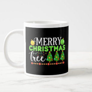 Frohe Weihnachtsbaum-34564 Jumbo-Tasse
