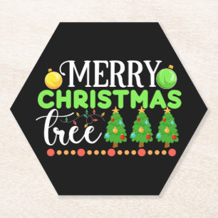Frohe Weihnachtsbaum-34564 Untersetzer