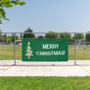 Frohe Weihnachtsbaum-Banner Banner