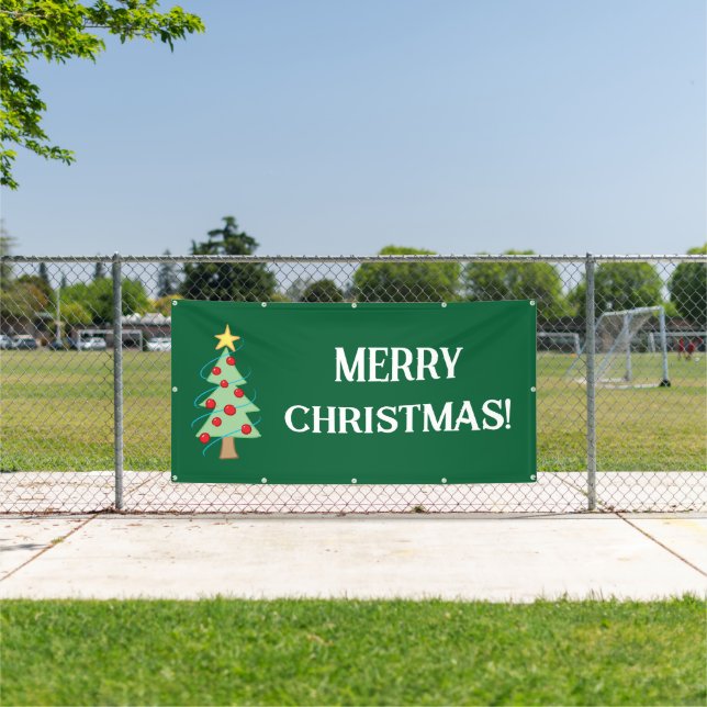 Frohe Weihnachtsbaum-Banner Banner (Insitu)