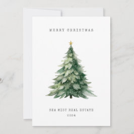Frohe Weihnachtsbaum Corporate Card für Feiertage Feiertagskarte