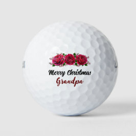 Frohe Weihnachtsbaum Feiertage Geschenkdesign Golfball