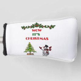 Frohe Weihnachtsbaum Feiertage Snowman Geschenk Golf Headcover