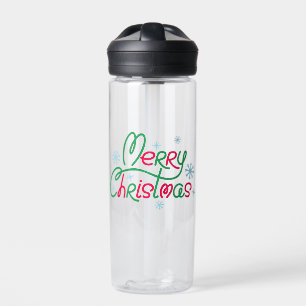 Frohe Weihnachtsbaum Festliche Feiertagsgeschenk G Trinkflasche