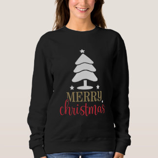 Frohe Weihnachtsbaum Frauen Sweatshirt