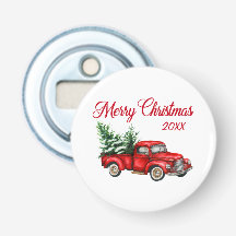 Frohe Weihnachtsbaum Jahr Vintager roter LKW