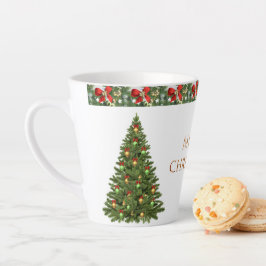 Frohe Weihnachtsbaum Latte Tasse