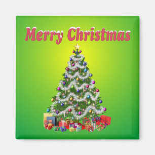 Frohe Weihnachtsbaum Magnet