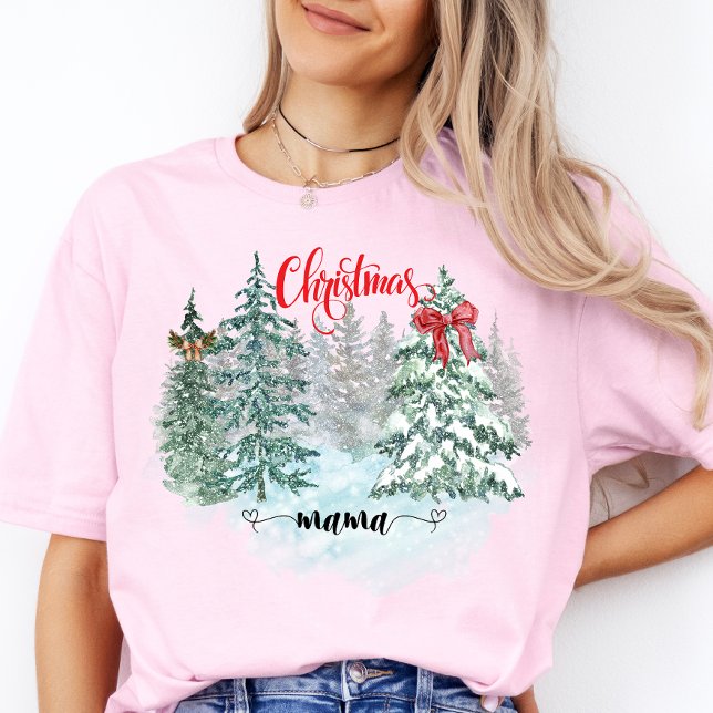 Frohe Weihnachtsbaum Mama Niedlichen Weihnachten M T-Shirt (Von Creator hochgeladen)