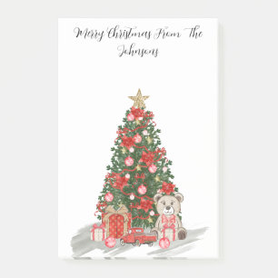 Frohe Weihnachtsbaum Post-it Klebezettel