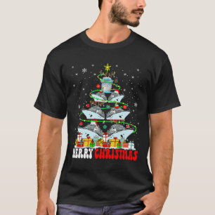Frohe Weihnachtsbaum Rentier Elf Santa Cruise Ship T-Shirt